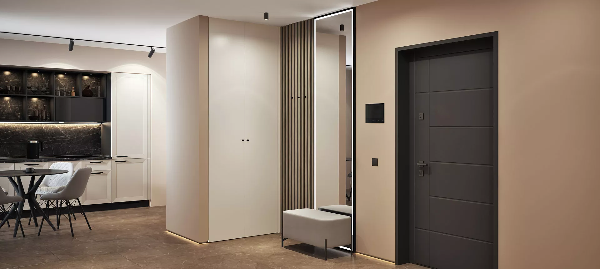 Белый / Древесина Шорвуд 