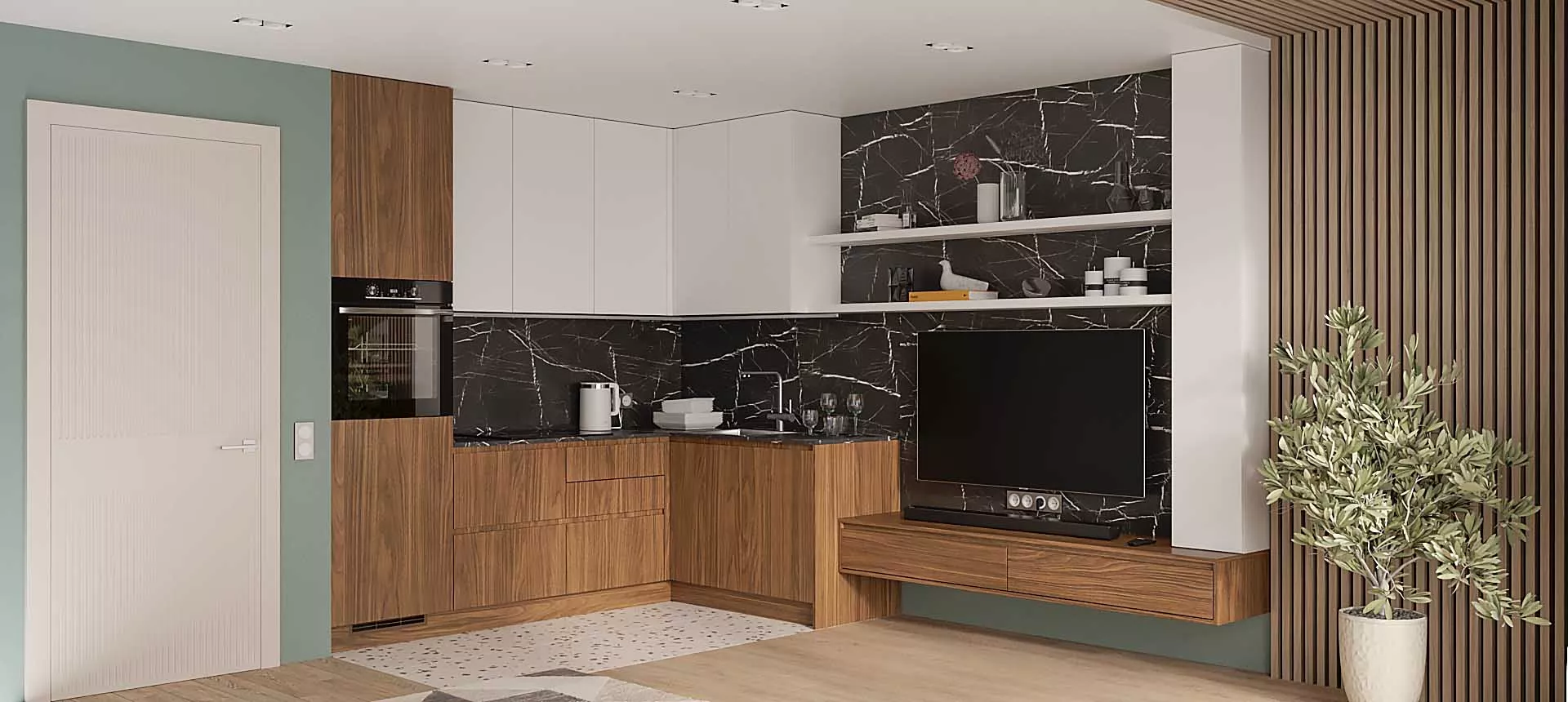 Орех Линкольн / Белый 