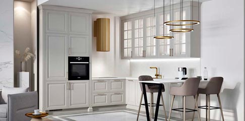 Кухни под потолок: 30 фото в интерьере, плюсы и минусы