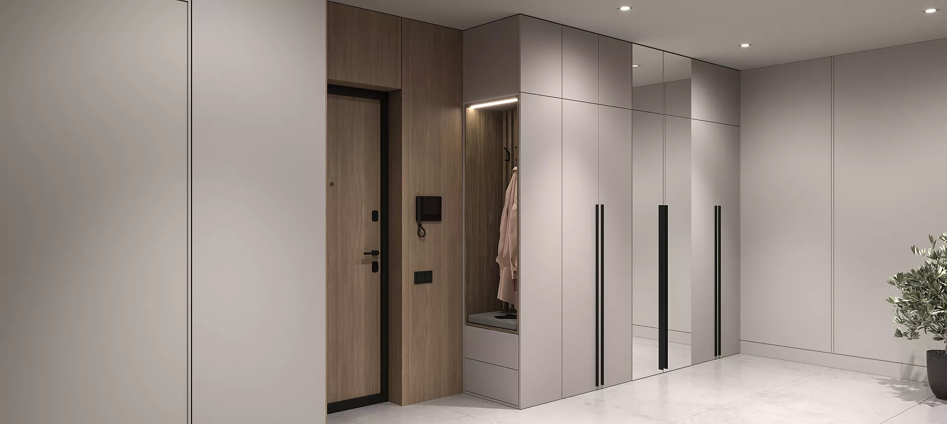 Кашемир серый / Орех грецкий 