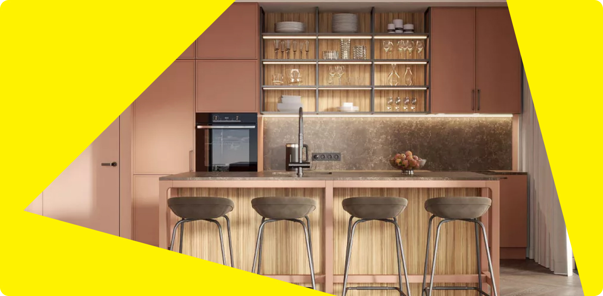 Дизайн кухни 2025-2026: новые тренды, идеи, советы дизайнеров