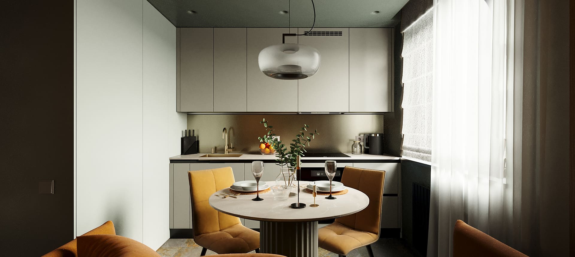 Пепельный Аметист матовый