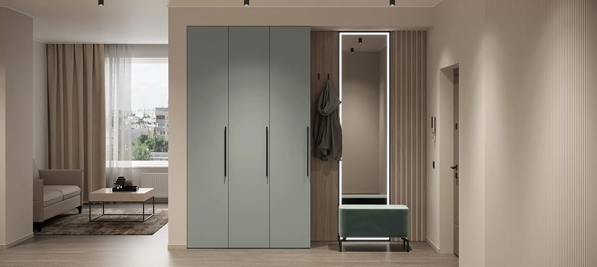 Зелёный фьорд / Орех Карини белёный 