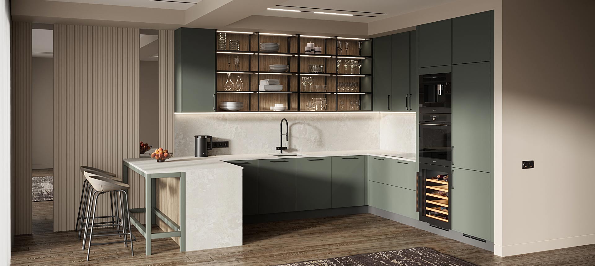 эмаль цвет NCS S 6502-G / Сумрачный Нефрит матовый 