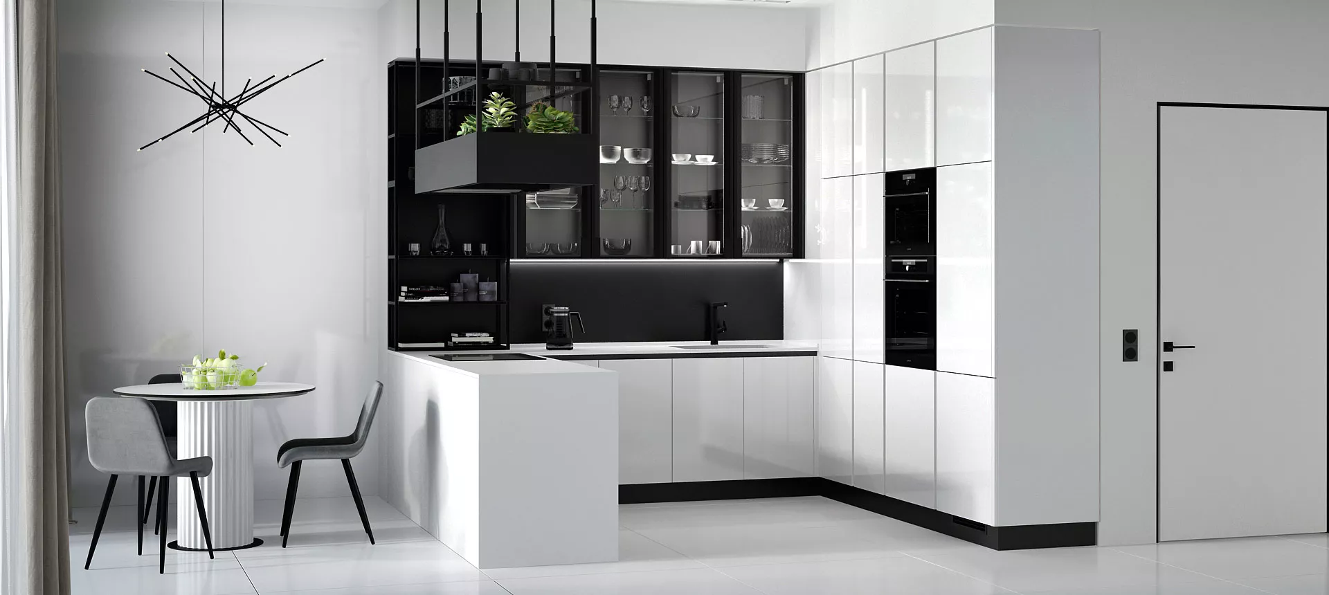 Белый глянец