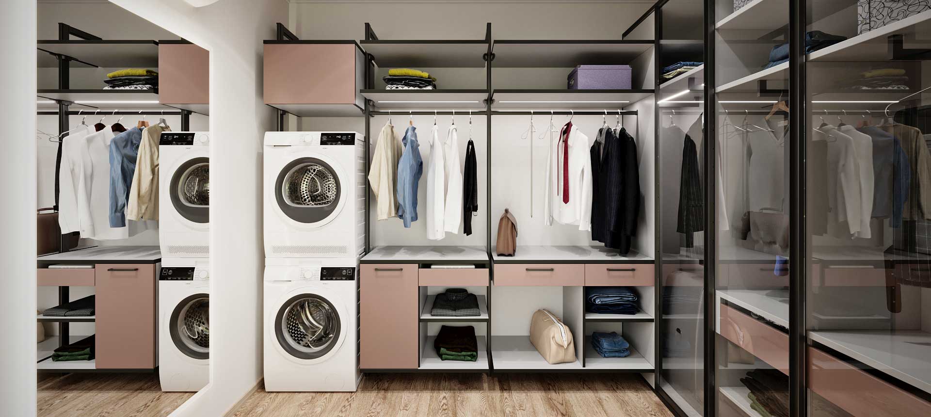 Розовый кварц матовый / Горный хрусталь матовый 