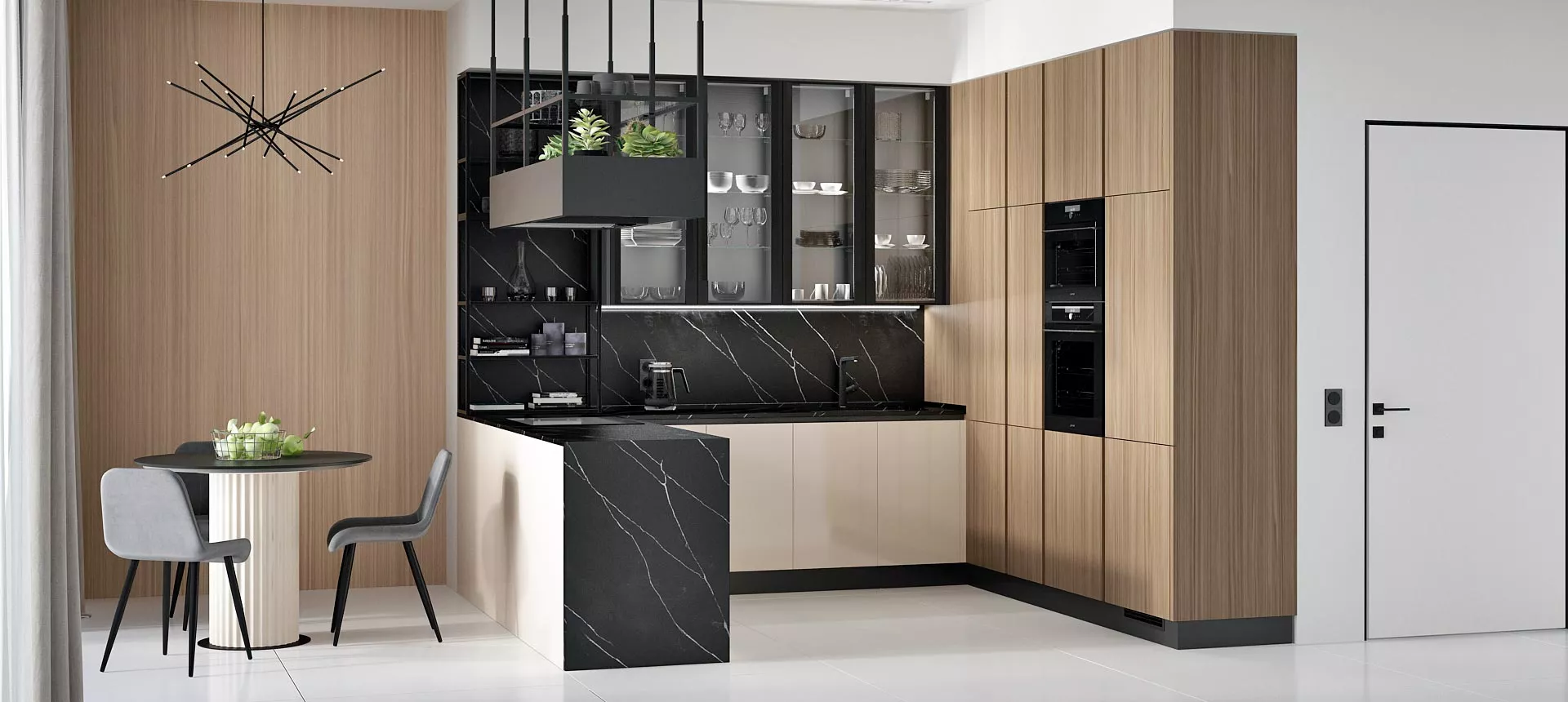 Магнолия глянец / Орех Калифорния 