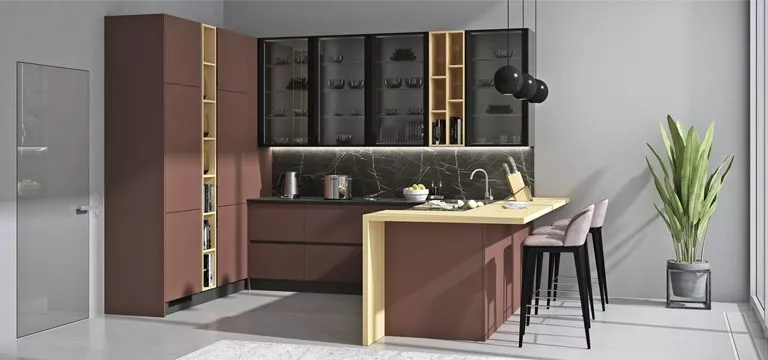 Полуостровная кухня