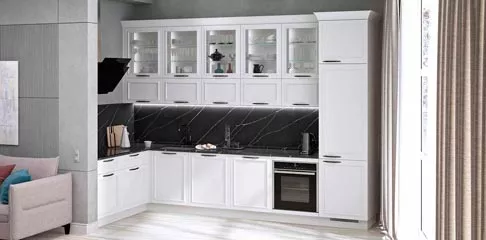 Белая кухня: 30 фото, идеи дизайна и интерьера