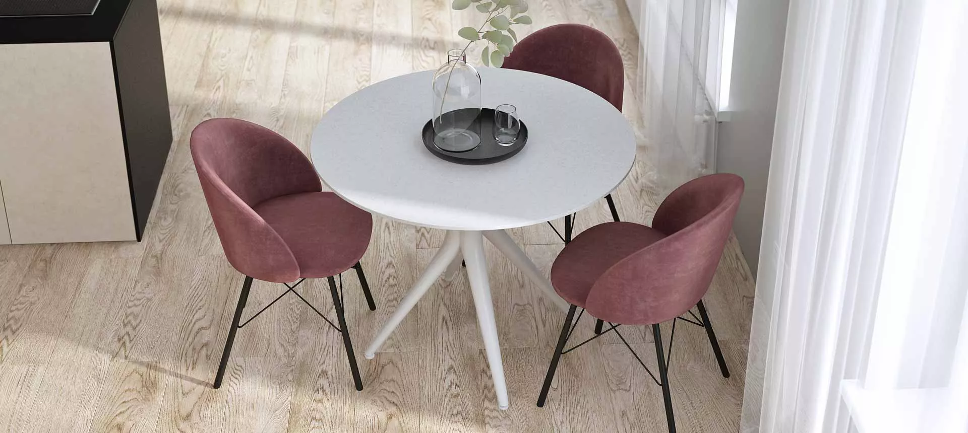 искусственный камень цвет Белый снег