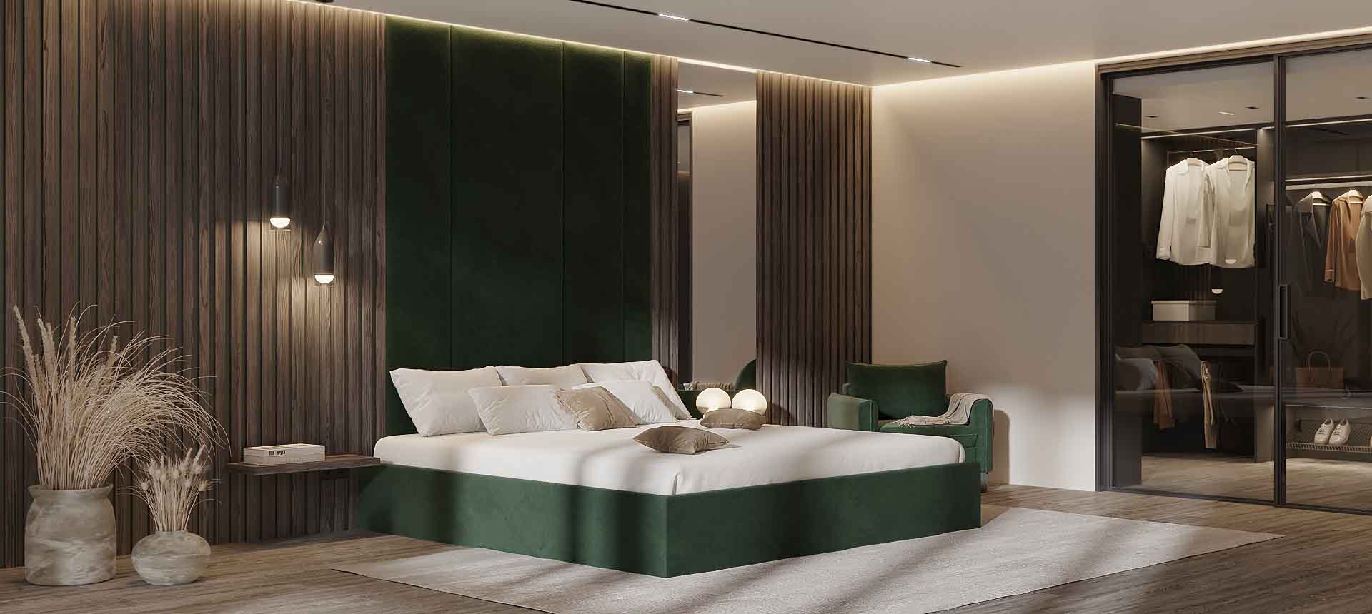 Флитвуд серая лава / микровелюр NEWTONE цвет Emerald