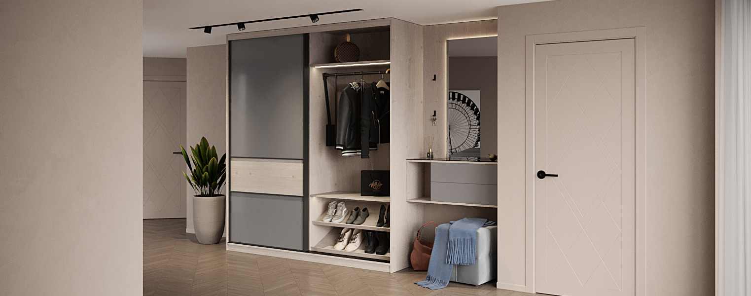 Шкаф-купе в прихожую - фото No 1