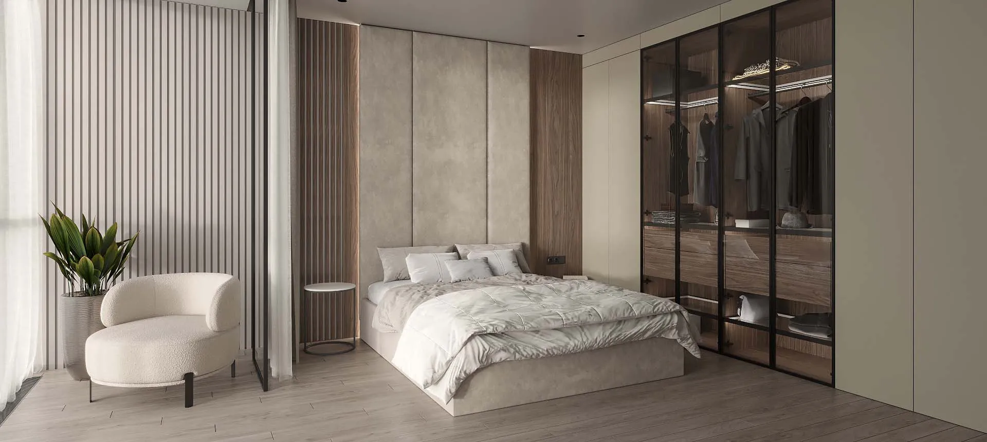 Пепельный Аметист матовый / велюр Grand 2 Beige 