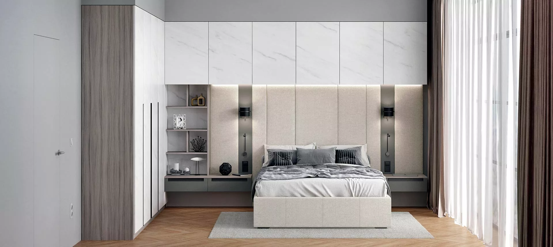 Технологии, минимализм и уют: тренды в дизайне современной спальни