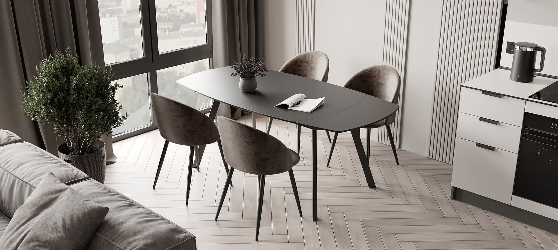 компакт-плита цвет Чёрный