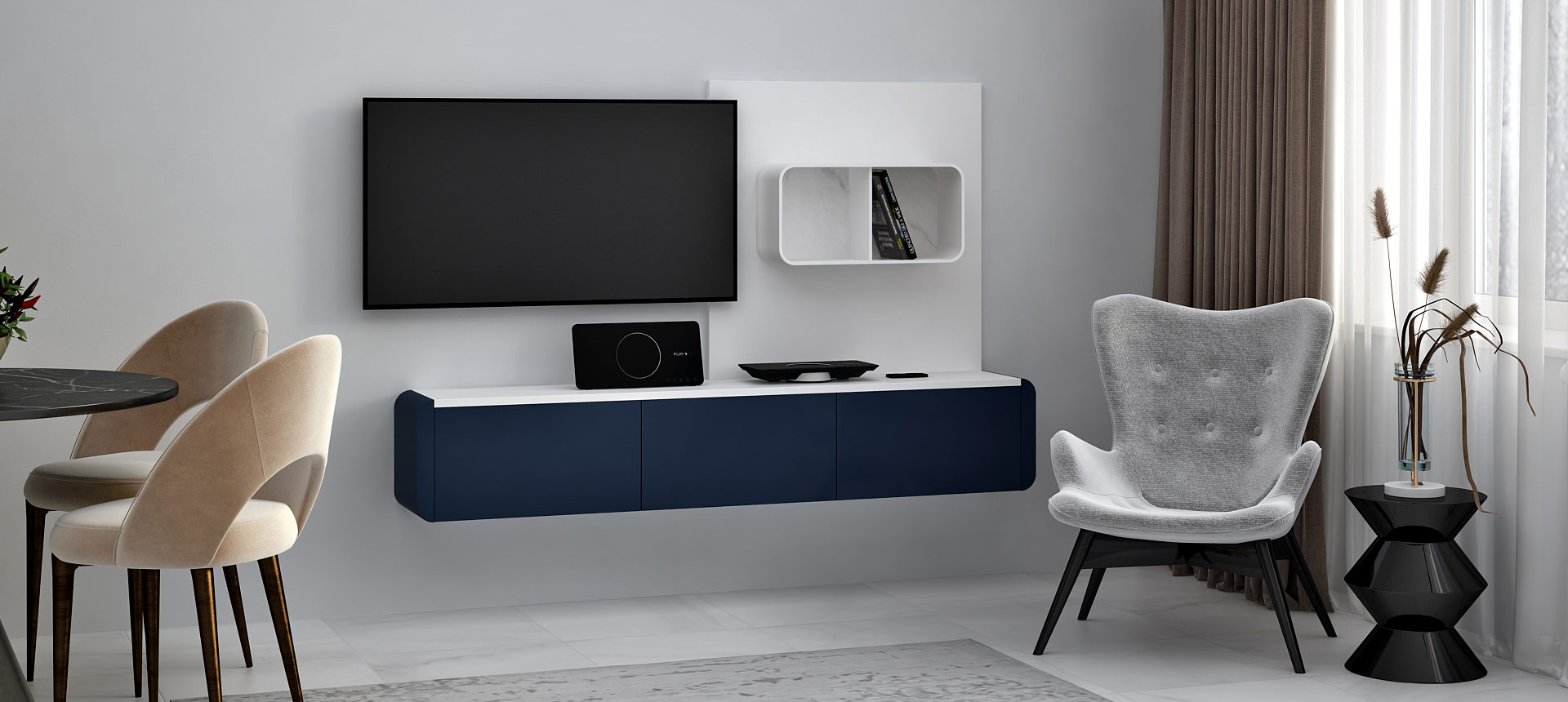 эмаль цвет NCS S 7010-R90B / Мрамор Леванто Белый 