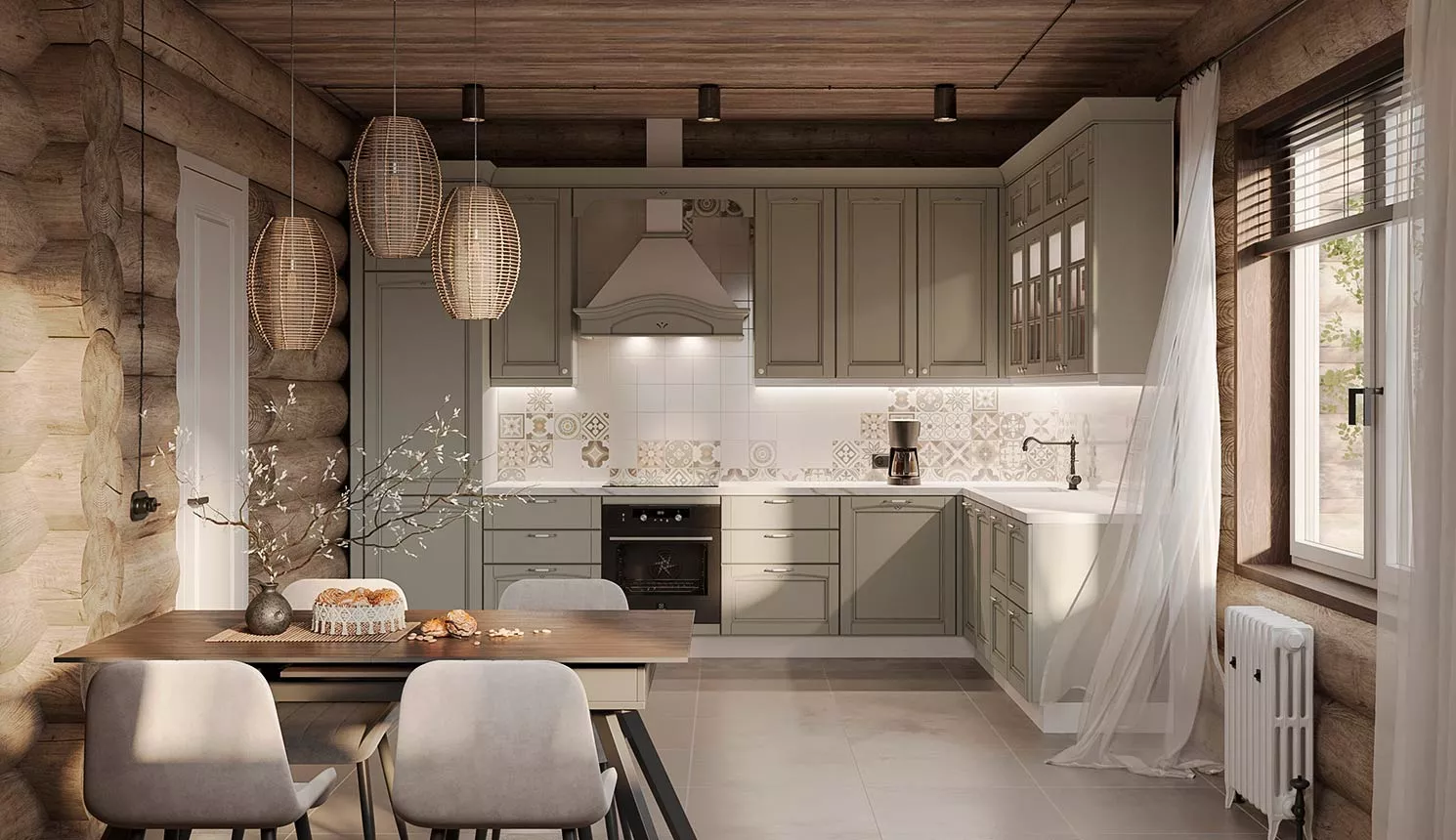 Дизайн кухни в частном доме — идеи для интерьера с фото