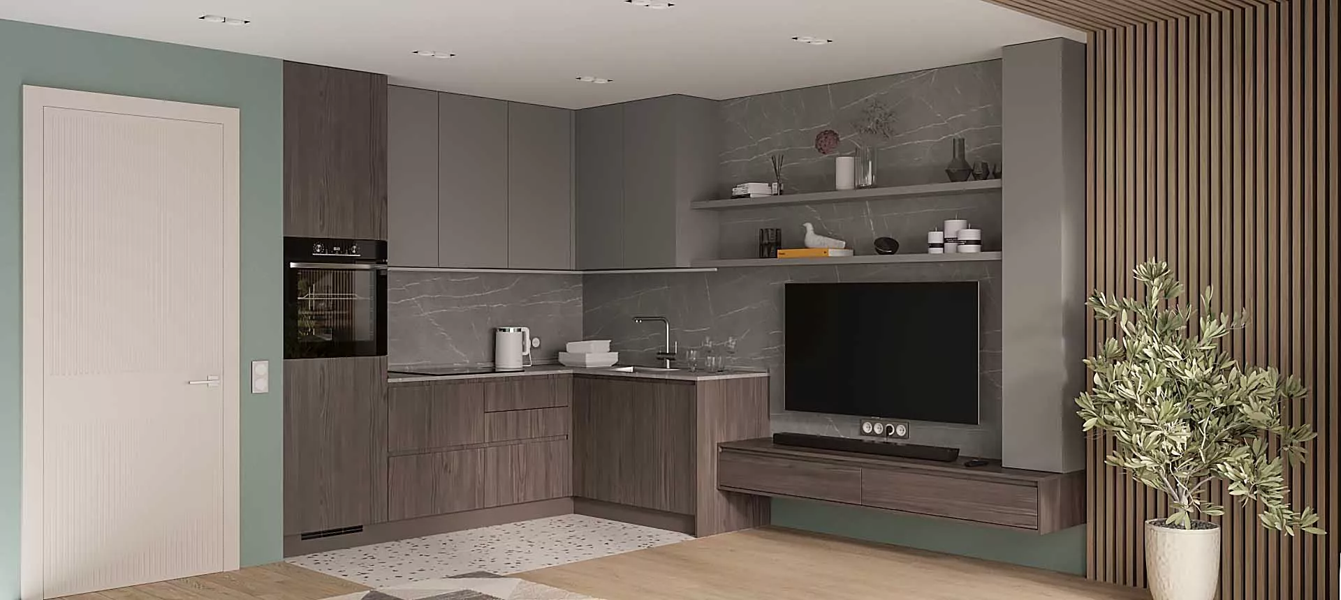 Флитвуд серая лава / Холодный жемчуг 