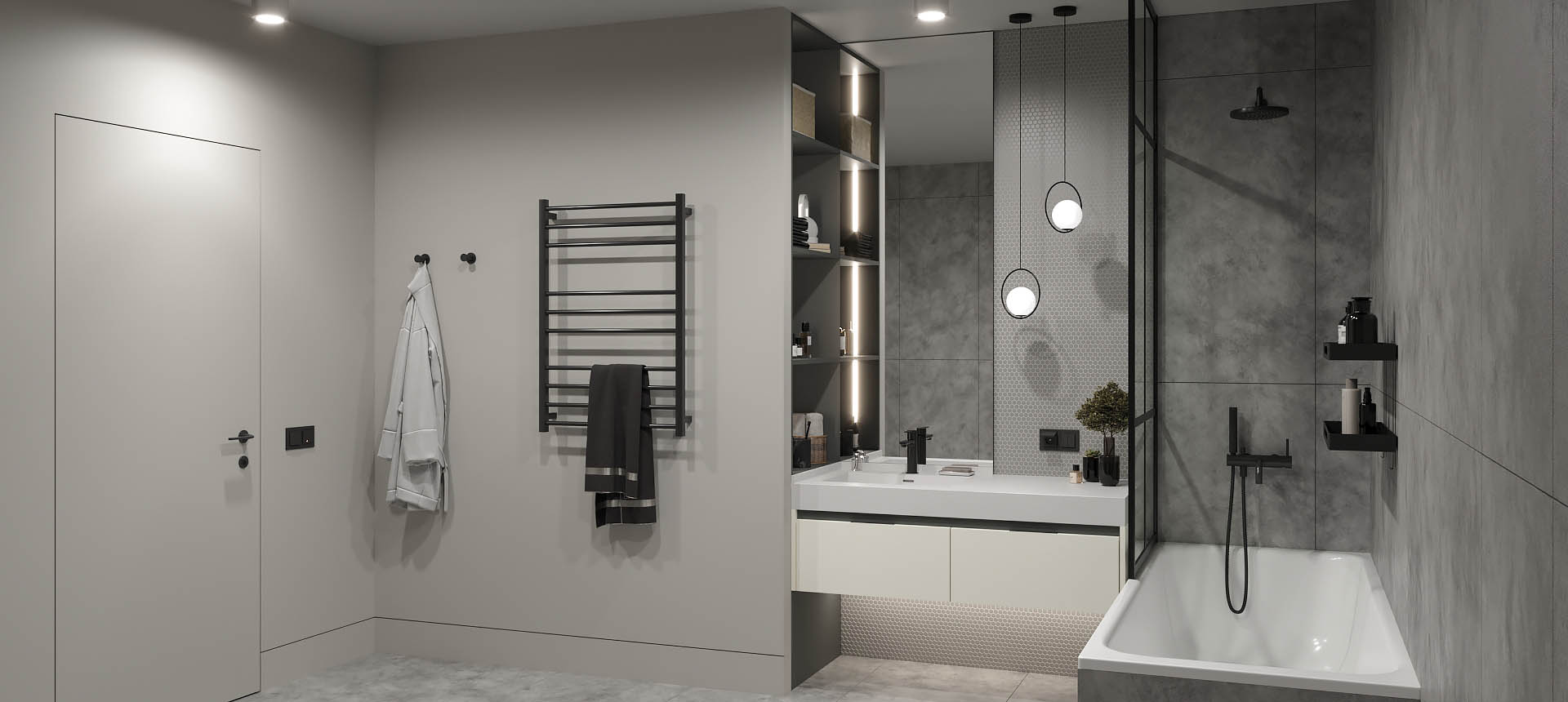 Светло-серый / Дымчатый Агат 