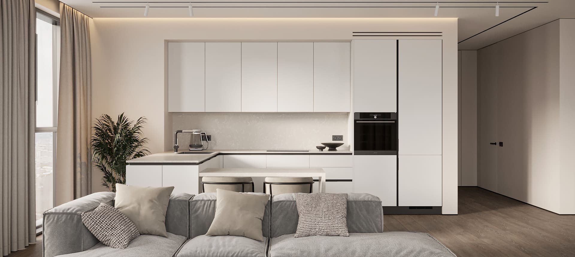 Светло-серый