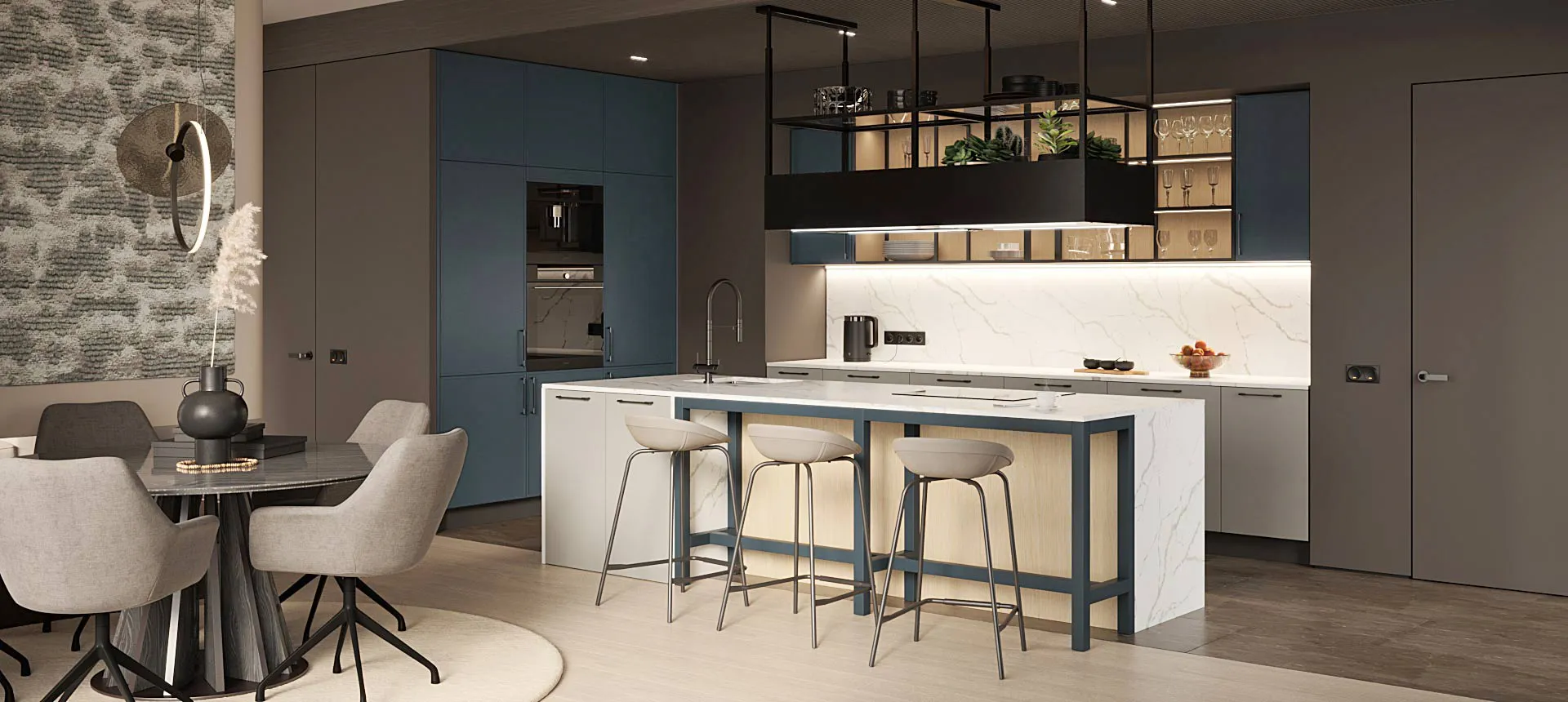 Аквамарин матовый / эмаль цвет NCS S 1500-N 