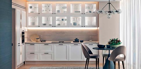 Интерьер кухни в скандинавском стиле: 50 фото
