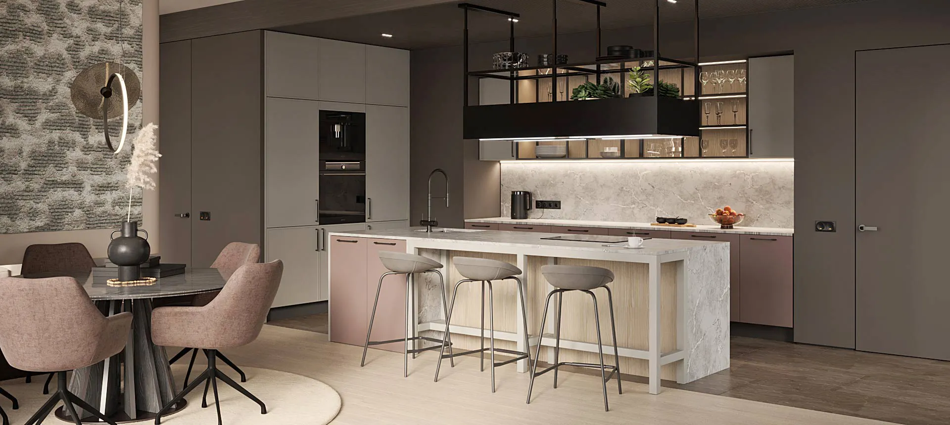 эмаль цвет NCS S 3500-N / Розовый кварц матовый 