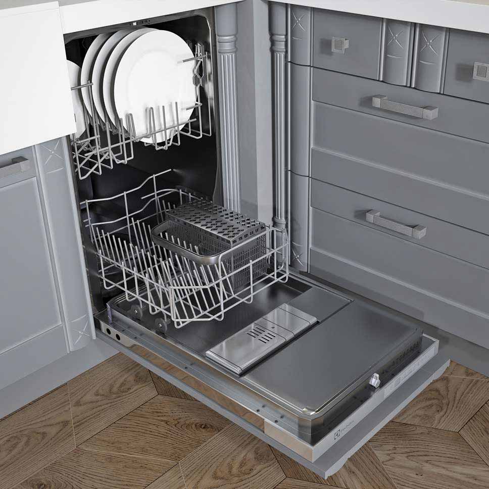 Серо-белая кухня: 50 фото примеров дизайна и интерьера - фото №48