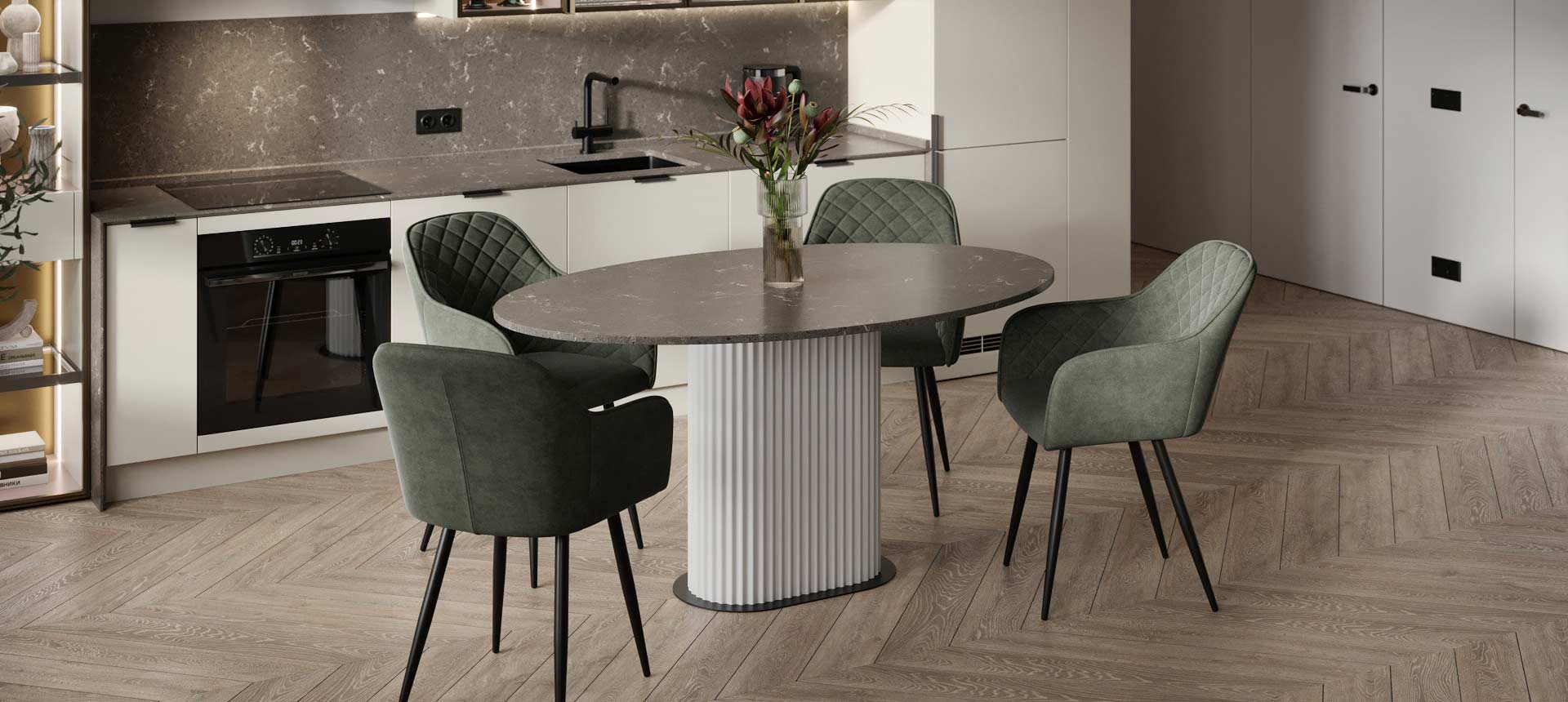 кварцевый агломерат цвет Скалы Карелии / эмаль&nbsp;цвет&nbsp;NCS&nbsp;S&nbsp;1500-N&nbsp;