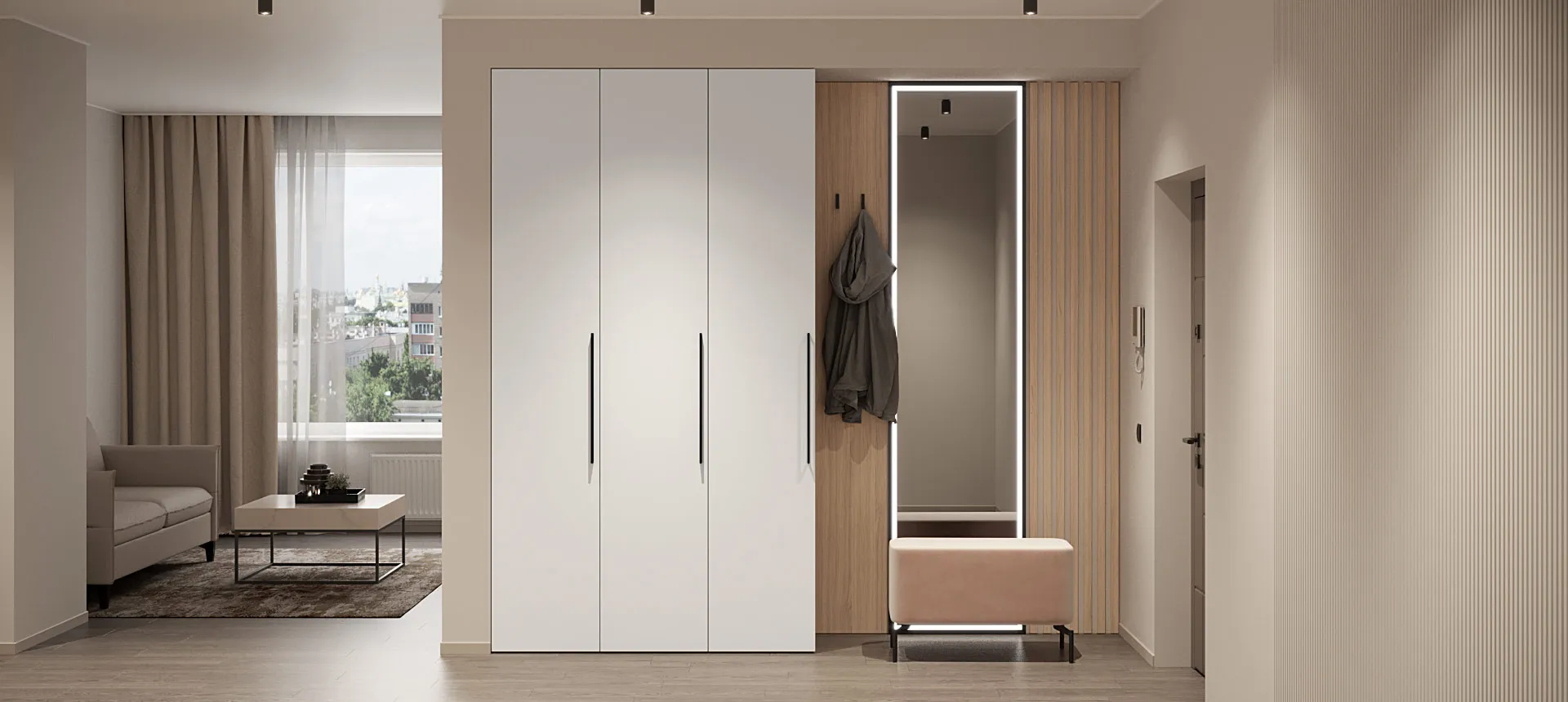 Белый / Дуб Винченца 