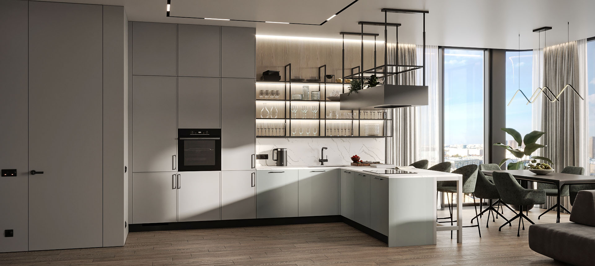 Лунный топаз матовый / эмаль цвет NCS S 3500-N 