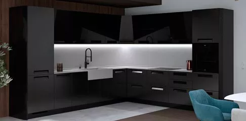 Стоит ли решиться на черную кухню? 20 фото и  советы