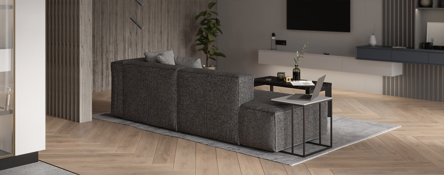 Модульный диван Уно в кухню-гостиную - фото No 2