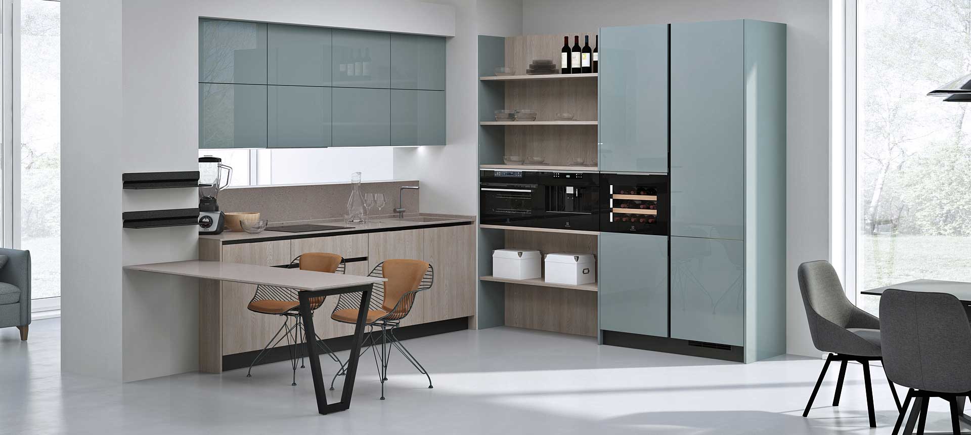 Дуб Майами / эмаль глянец цвет NSC S 2010-B10G 