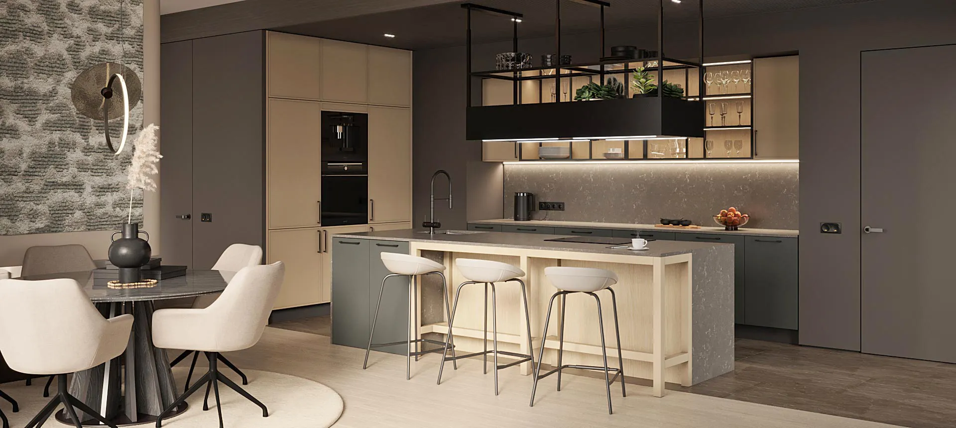 Крем / Сумрачный Нефрит матовый 