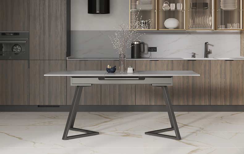 Кухонный стол-трансформер Баут с опорами Соренто