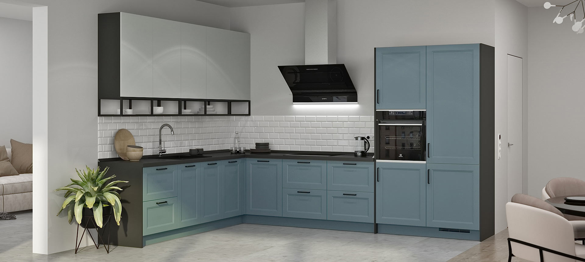 эмаль цвет NCS S 5010-B30G / эмаль цвет NCS S 1510-B20G 