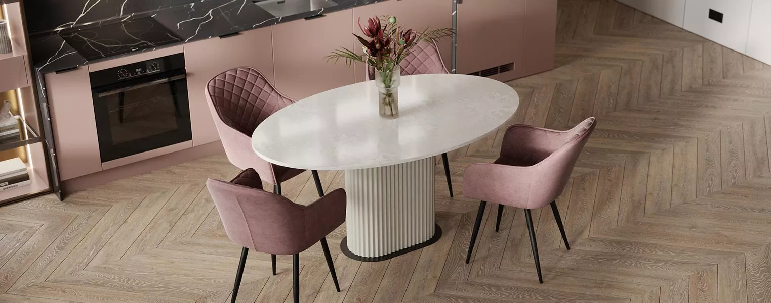 Кухонный стол Руже овальный - фото No 4