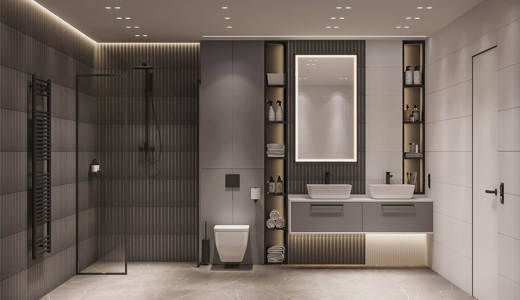 Ванная в стиле лофт: 50 фото и 50 идей - фото №6