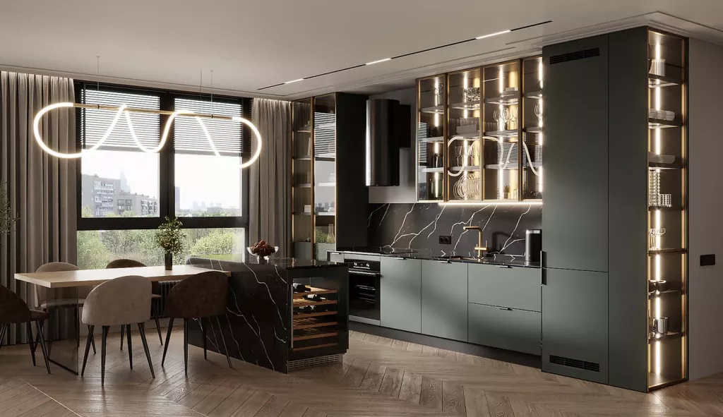 Дизайн кухни 2025-2026: новые тренды, идеи, советы дизайнеров - фото №43