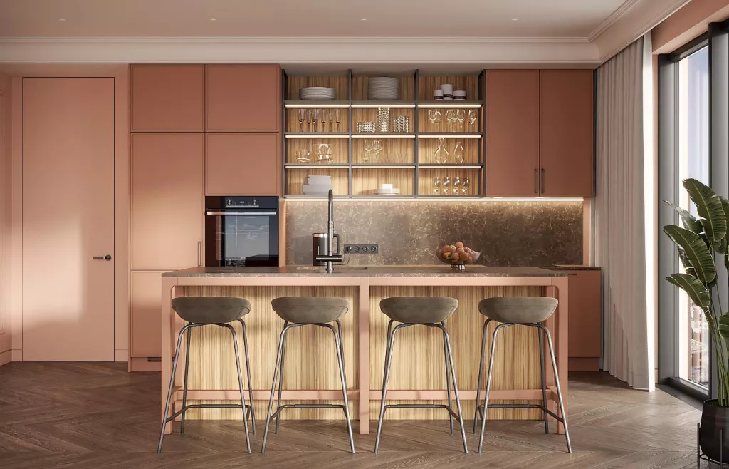 Дизайн кухни 2025-2026: новые тренды, идеи, советы дизайнеров - фото №34