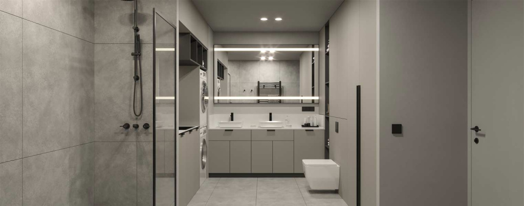 Ванная в стиле лофт: 50 фото и 50 идей - фото №35