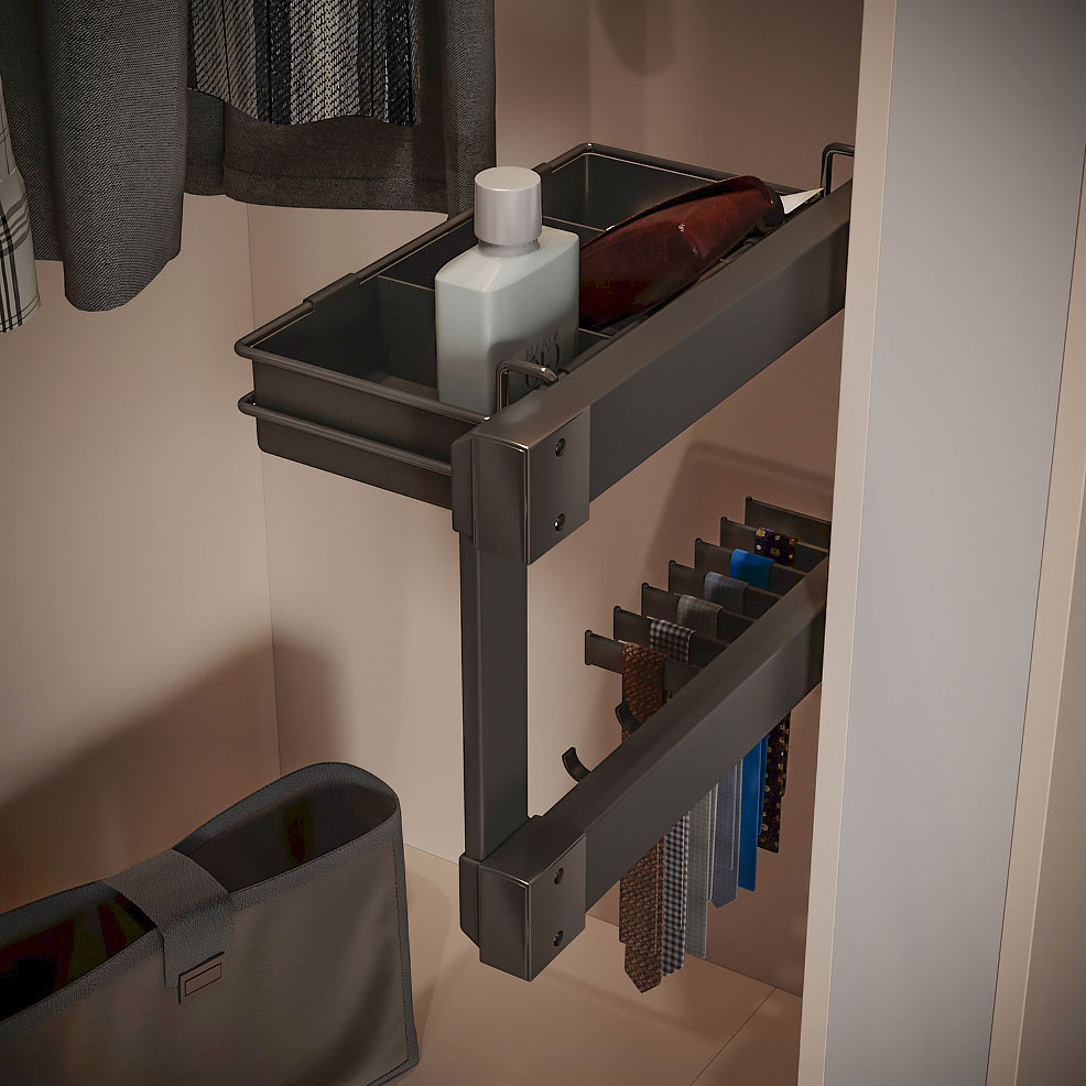 Как спроектировать вместительный шкаф в маленькой спальне - фото №31