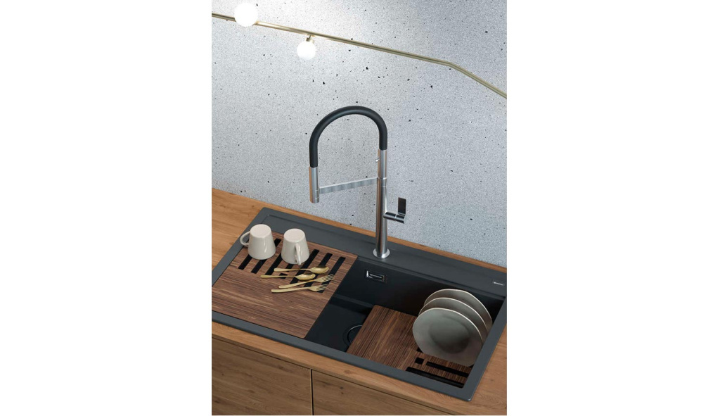 Смесители и мойки для кухни. Модные тренды 2024-2025 - фото №11
