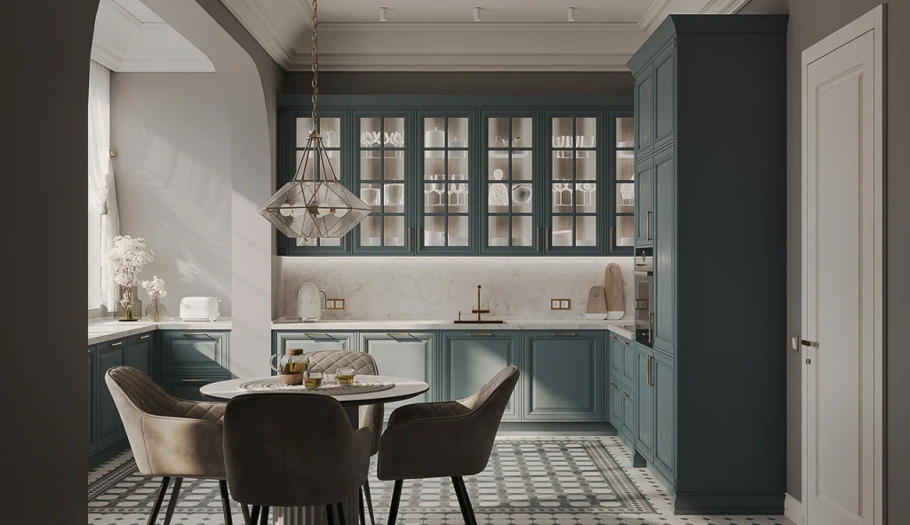 П-образная кухня: как правильно выбрать и обустроить - фото №20