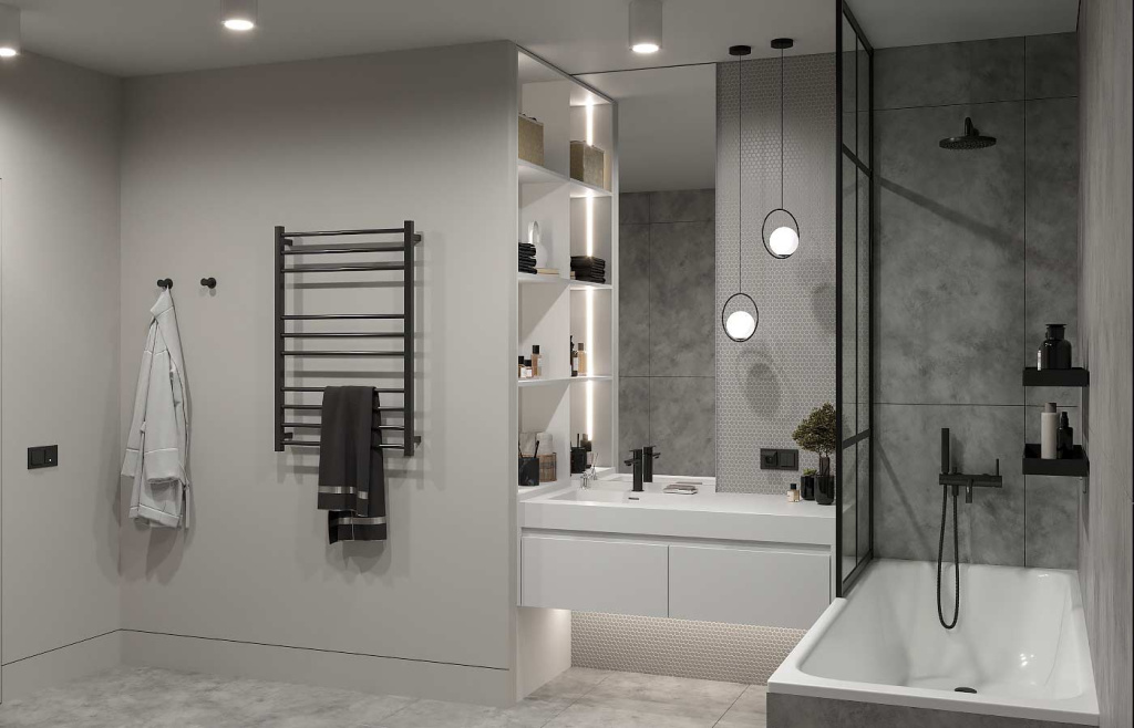 Ванная в стиле лофт: 50 фото и 50 идей - фото №2