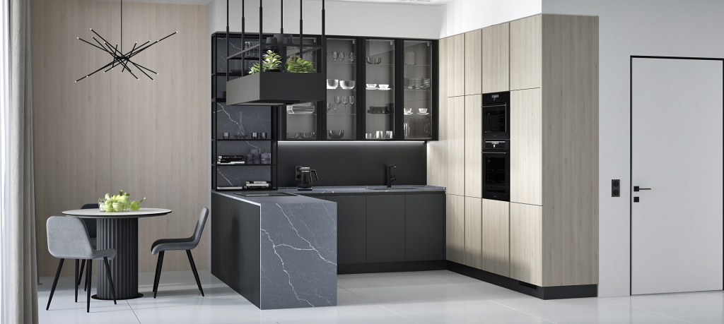 Кухня в стиле минимализм: тенденции дизайна - фото №50