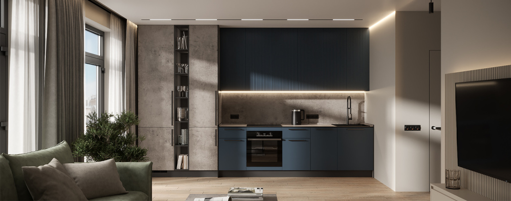 Кухня в стиле минимализм: тенденции дизайна - фото №29