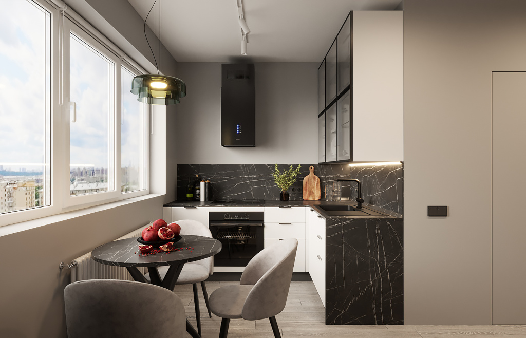 Кухня в стиле минимализм: тенденции дизайна - фото №59