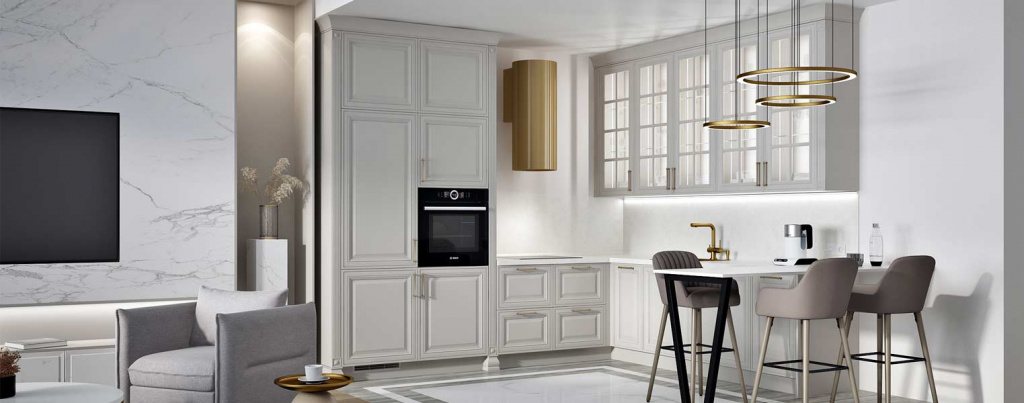 Дизайн угловой кухни 2023: модные фото-идеи и советы - фото №7